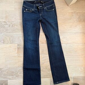 American Eagle Outfitters Dark Indigo Straight Leg Jeans